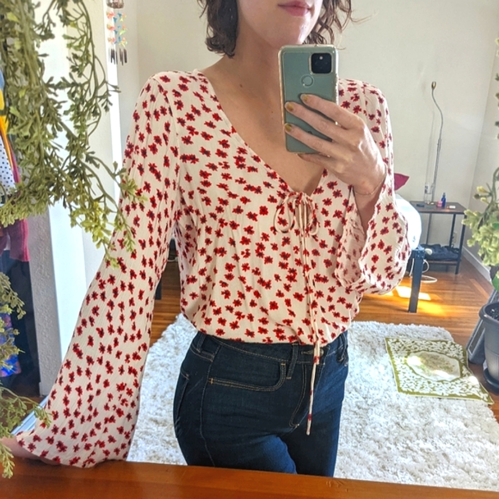 Billabong Floral Blouse